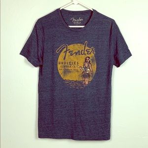 Fender Lucky Brand Woman’s T-Shirt Tee Size Small